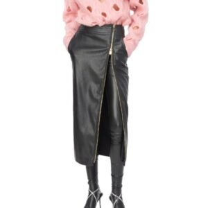 Pinko Longuette in Pelle Taglia XS – Elegante e Di Tendenza - Introvabile | Emanuella_P Second Hand Luxury Milano