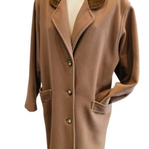Cappotto Lungo Vintage Anni ’80 in Cashmere Taglia M – Eleganza Classica e Qualità Artigianale | Emanuella_P Second Hand Luxury Milano