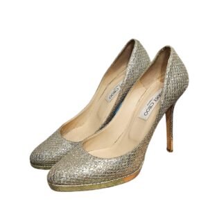 Jimmy Choo Décolleté Argento – Eleganti Scarpe Donna Taglia 37,5 | Emanuella_P Second Hand Luxury Milano