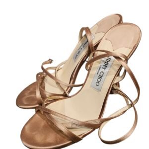 Jimmy Choo Sandali in Raso – Eleganti Scarpe Donna Taglia 37 | Emanuella_P Second Hand Luxury Milano